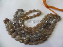 Golden Feldspar Faceted Oval Shape Beads